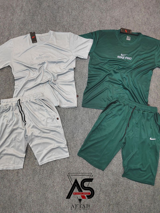 ست تیشرت شلوارک ورزشی مردانه