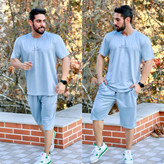 خرید تیشرت شلوارک باشگاهی سفید