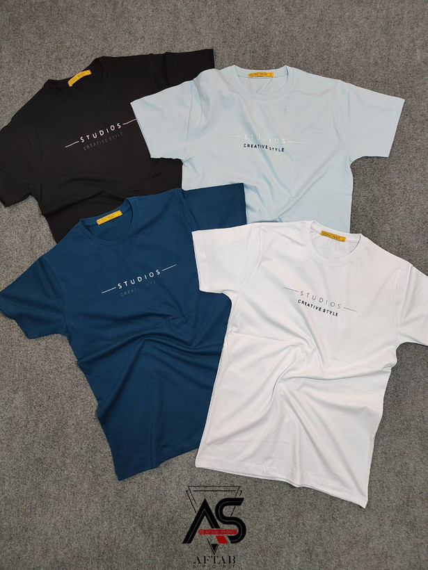 تیشرت نخ پنبه آستین کوتاه