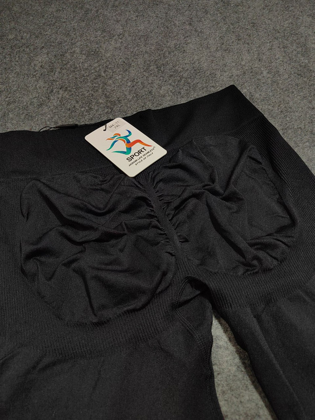 لگ سیملس مشکی پشت چین دار