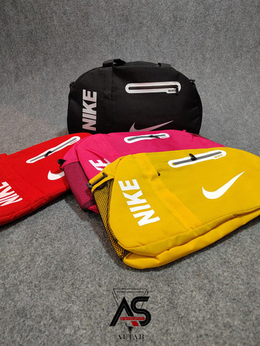 ساک ورزشی پارچه شمعی طرح Nike