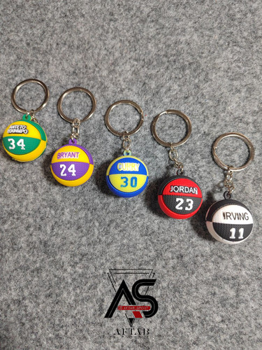 جاکلیدی توپ بسکتبال با نام بازیکن