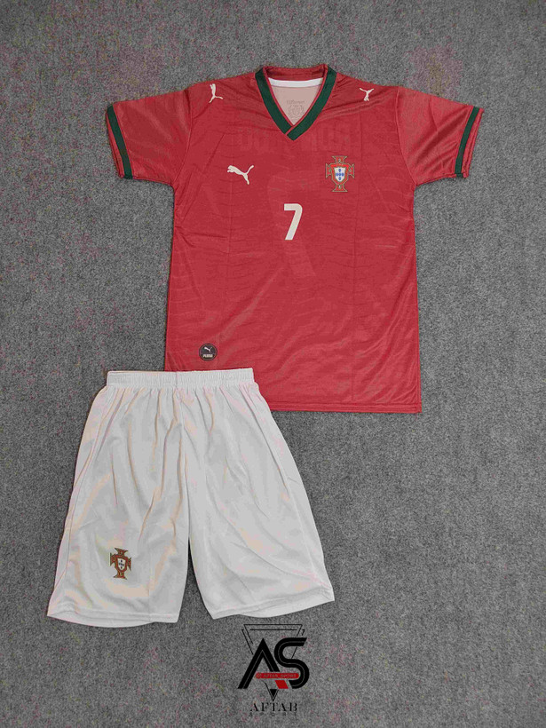 ست لباس شورت پرتغال مخصوص جام جهانی