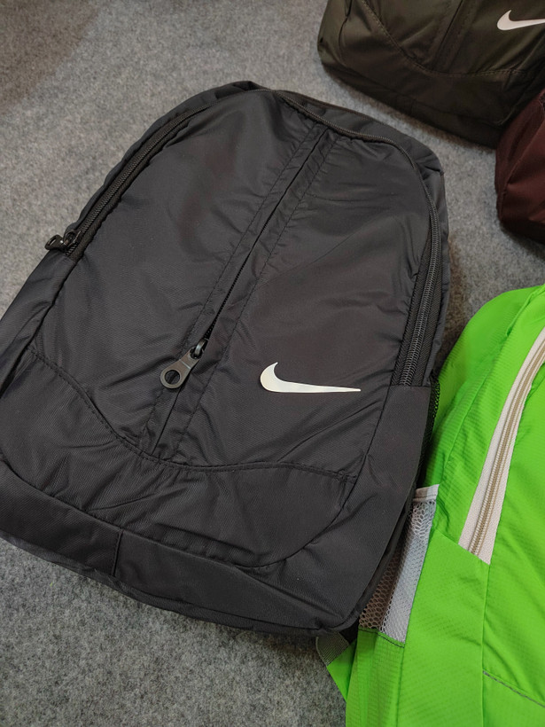 کوله پشتی دخترانه پارچه شمعی طرح Nike