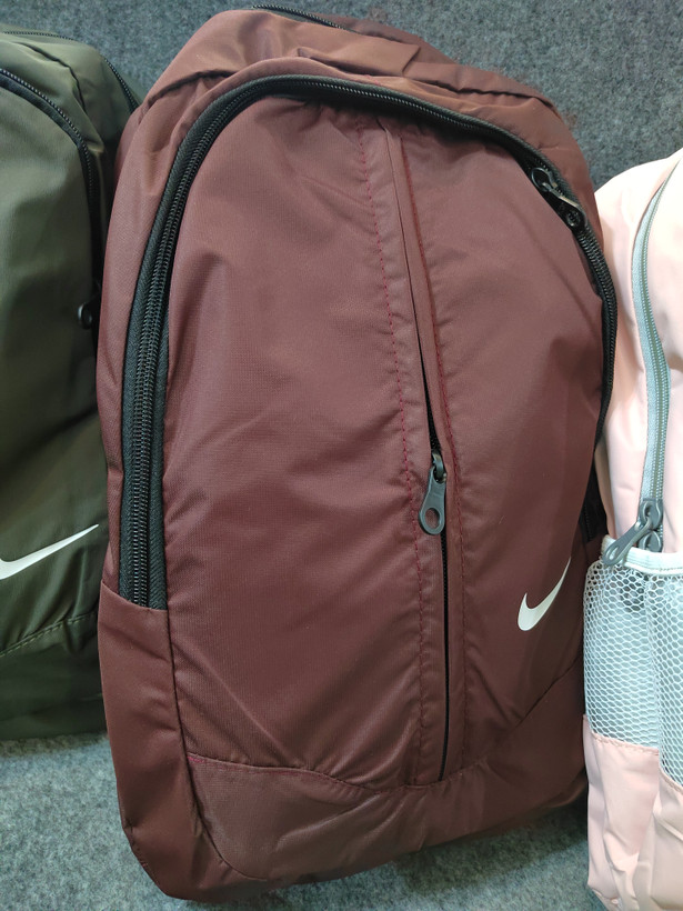 کوله پشتی دخترانه پارچه شمعی طرح Nike