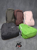 کوله پشتی دخترانه پارچه شمعی طرح Nike
